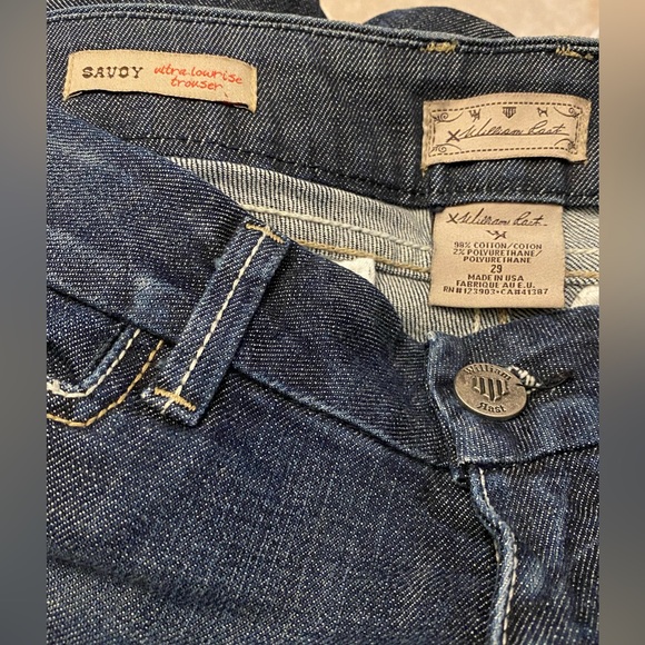 William Rast Savoy Ultra Lowrise Trouser Stretch Jeans Flare Size 29 on Tag - Picture 11 of 13